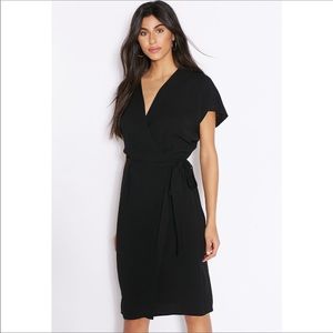 Topshop Black Wrap Dress